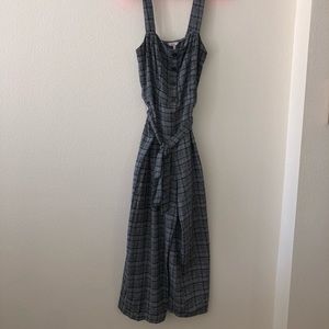 checkered jumpsuit